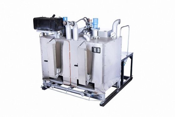 1500kg เครื่องทําความร้อนก่อนแบบเทอร์โมพลาสติก เครื่องทําเครื่องต้มเครื่องหมายทาง 2 ถัง น้ํามันดีเซล