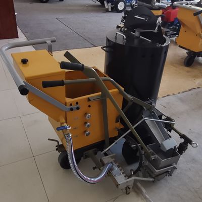 อุปกรณ์เครื่องหมายถนนแบบเทอร์โมพลาสติก ดันด้วยมือ 120KG ถัง