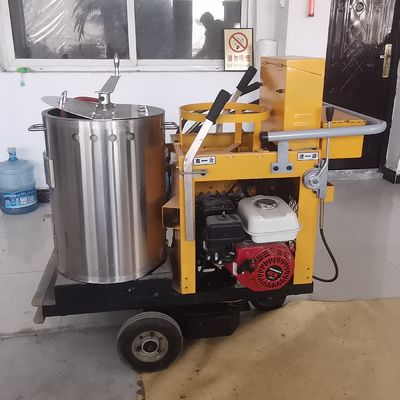 เครื่องหมายถนนแบบเทอร์โมพลาสติก ถังสี 120L สําหรับเครื่องหมายเส้นเสียง
