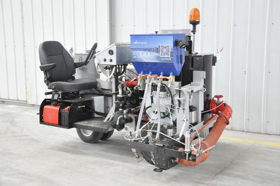 รถบรรทุกเครื่องหมายเส้นทางแบบเทอร์โมพลาสติกแบบขับขี่ขนาดเล็ก-รุ่นออก