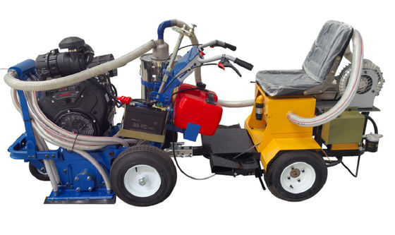 เครื่องกําจัดเครื่องหมายถนนขนาด 250 มม Max Grinding Width ด้วย PCD Grinding Head และ Suction