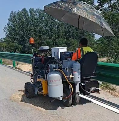 มินิขับรถ เทอร์โมพลาสติก เส้นทางเครื่องหมาย tricycle กับระบบทําความร้อนน้ํามันการนํา