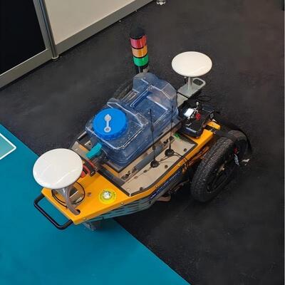 หุ่นยนต์/เครื่องทำเครื่องหมายเส้นจราจร - แสดงในงาน Intertraffic Amsterdam 2026 - ตำแหน่ง GPS