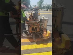 เครื่องเครื่องหมายเส้นเส้นทางทางบานคอนเว็กซ์แบบเทอร์โมพลาสติก